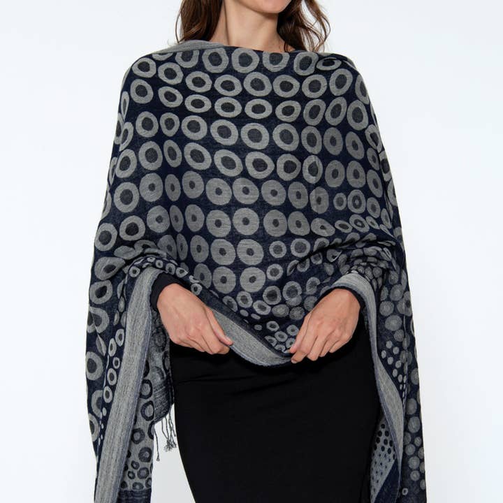 Sevya Handmade - Wholesale Wrap - Women's - Kalya Wool & Cotton Shawl12