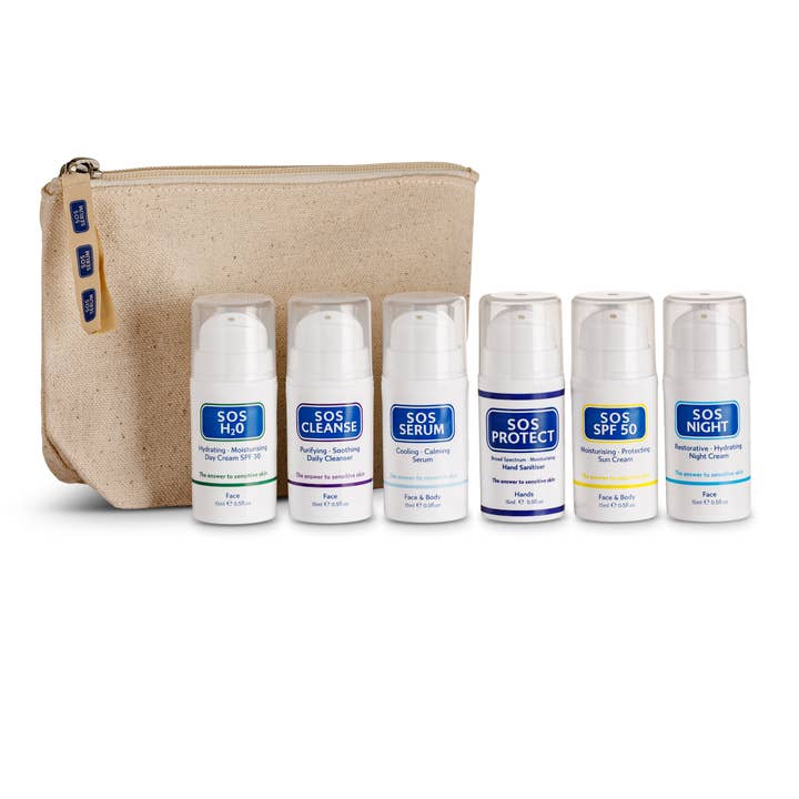 SOS Essentials Travel Collection for wholesale by SOS Serum Skincare