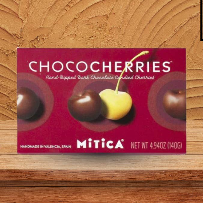 Mitica Chocolate Covered Cherries – Case of 10 x 4.9 oz for wholesale by Casacella Foods