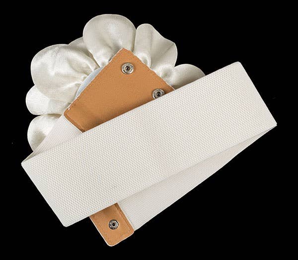 Productseeker - Wholesale Belt - Women's - BELT-1 Elegant White Floral Dress Belt - Fashion Accessory5