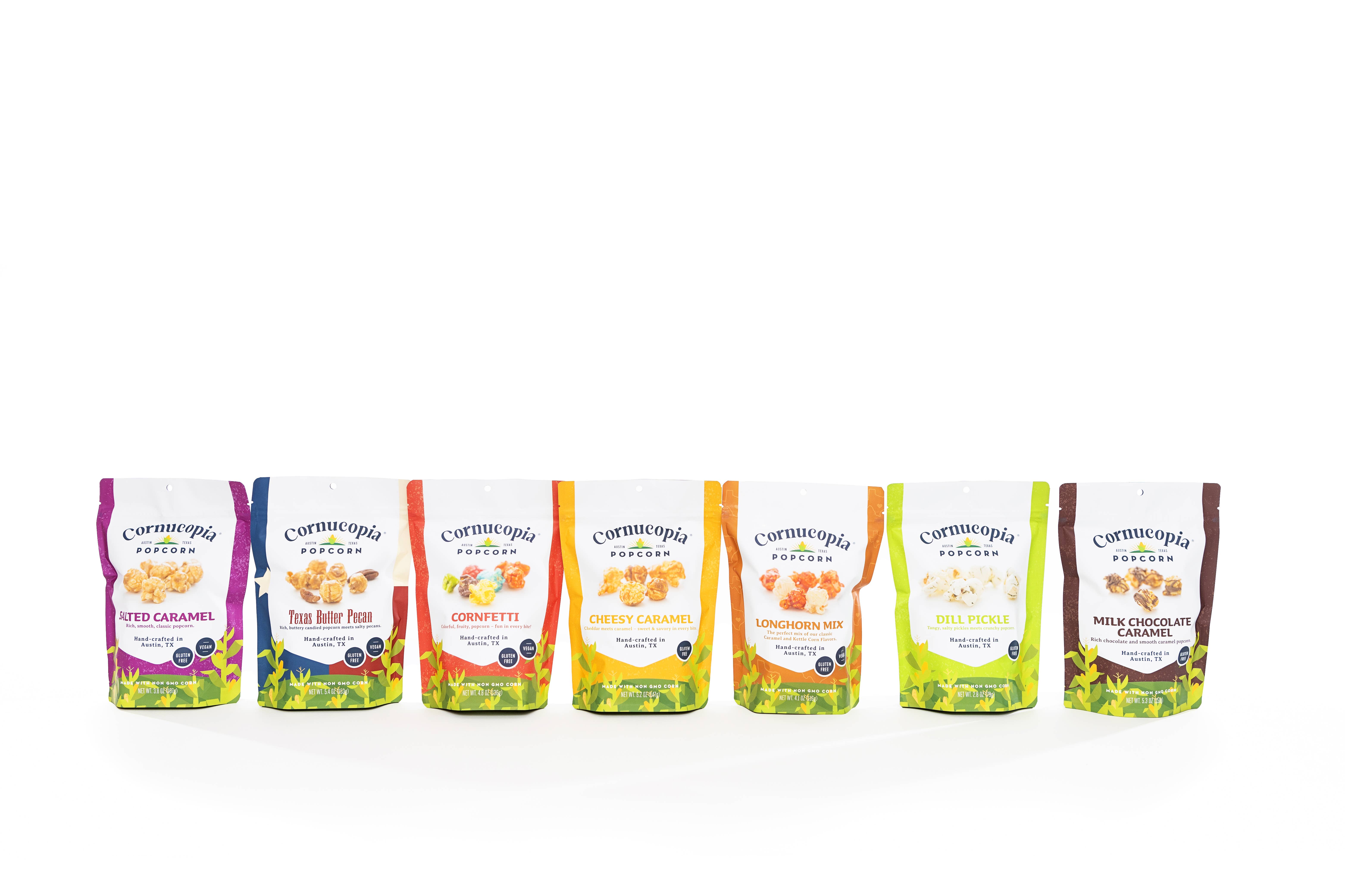 Cornucopia Popcorn - Wholesale Popcorn - Caramel Popcorn- Signature Bag (V, GF)2