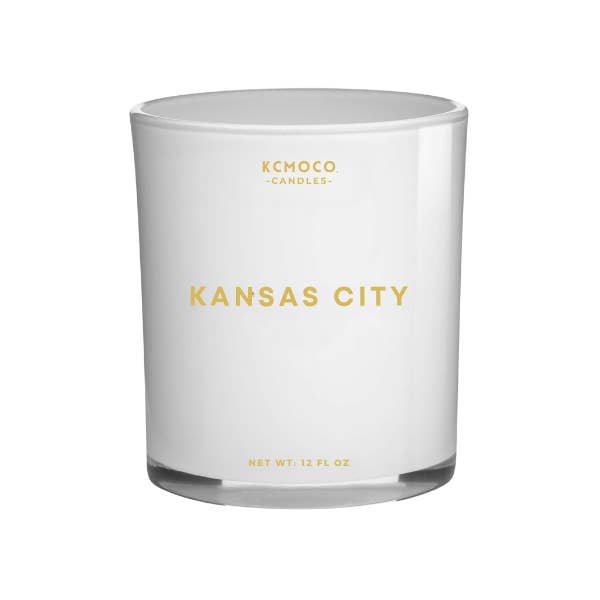 BOUGIE KANSAS CITY - GRAND POT BLANC pour la vente par KCMOCO. Candles