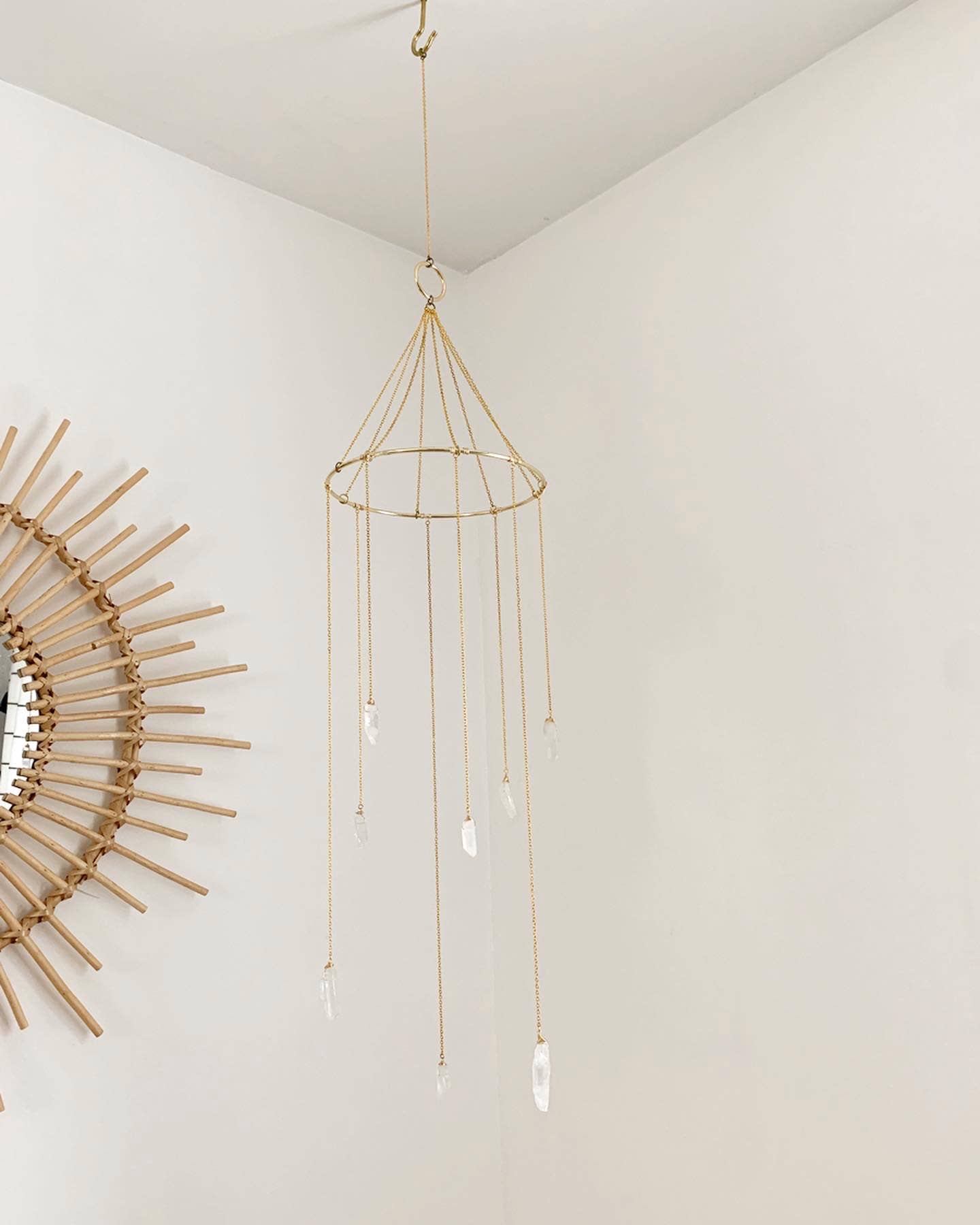 Elise Marie DeSigns - Wholesale Mobile - Quartz Crystal Mobile | Quartz Home Decor | Crystal Hanger3