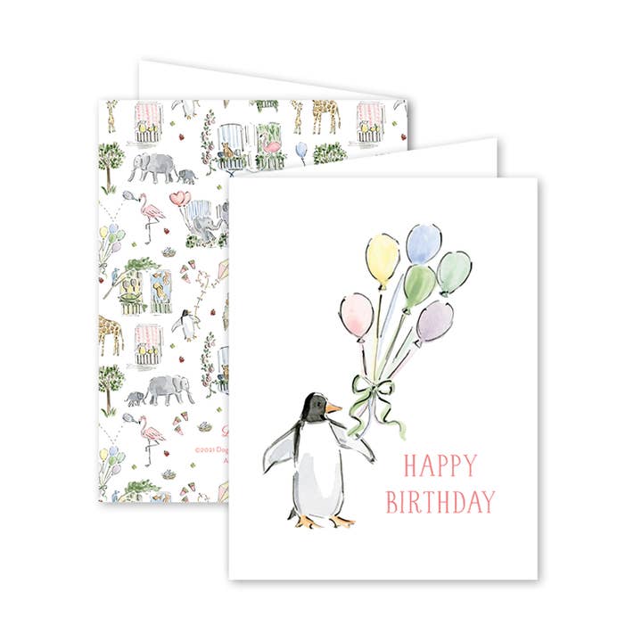 Dogwood Hill - Vente Cartes d'anniversaire - Carte d'anniversaire Zoo in the City0