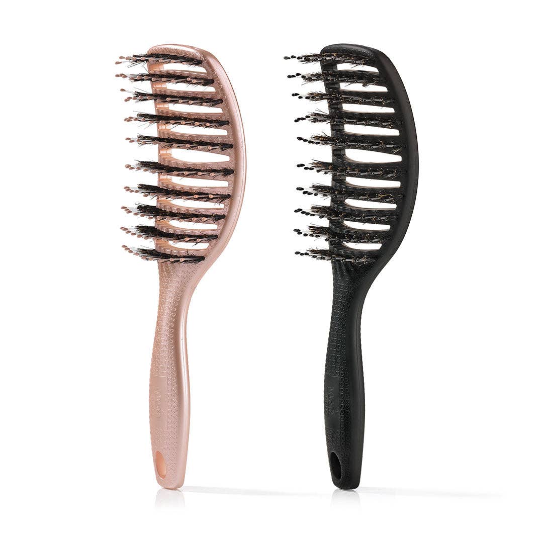 Yuaia Haircare – Großhandel Haarbürste/Kamm – Curvy Brush – Haarbürste mit Wildschweinborsten10