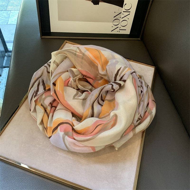   Cashmere-Like Horse Print Warm Scarf for wholesale on Faire2