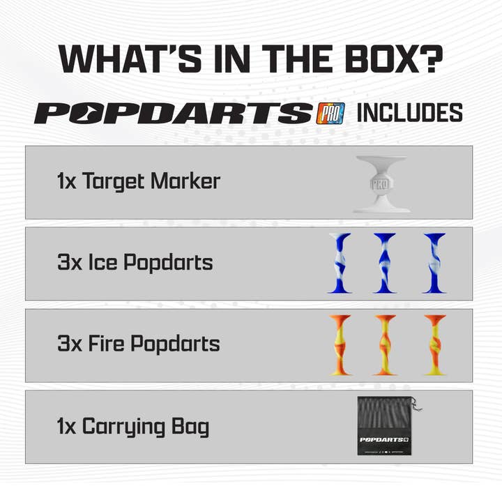 POPDARTS - Wholesale Sporting Game - Kids & Baby - Popdarts Pro Pack (Fire & Ice)*New Packaging*5
