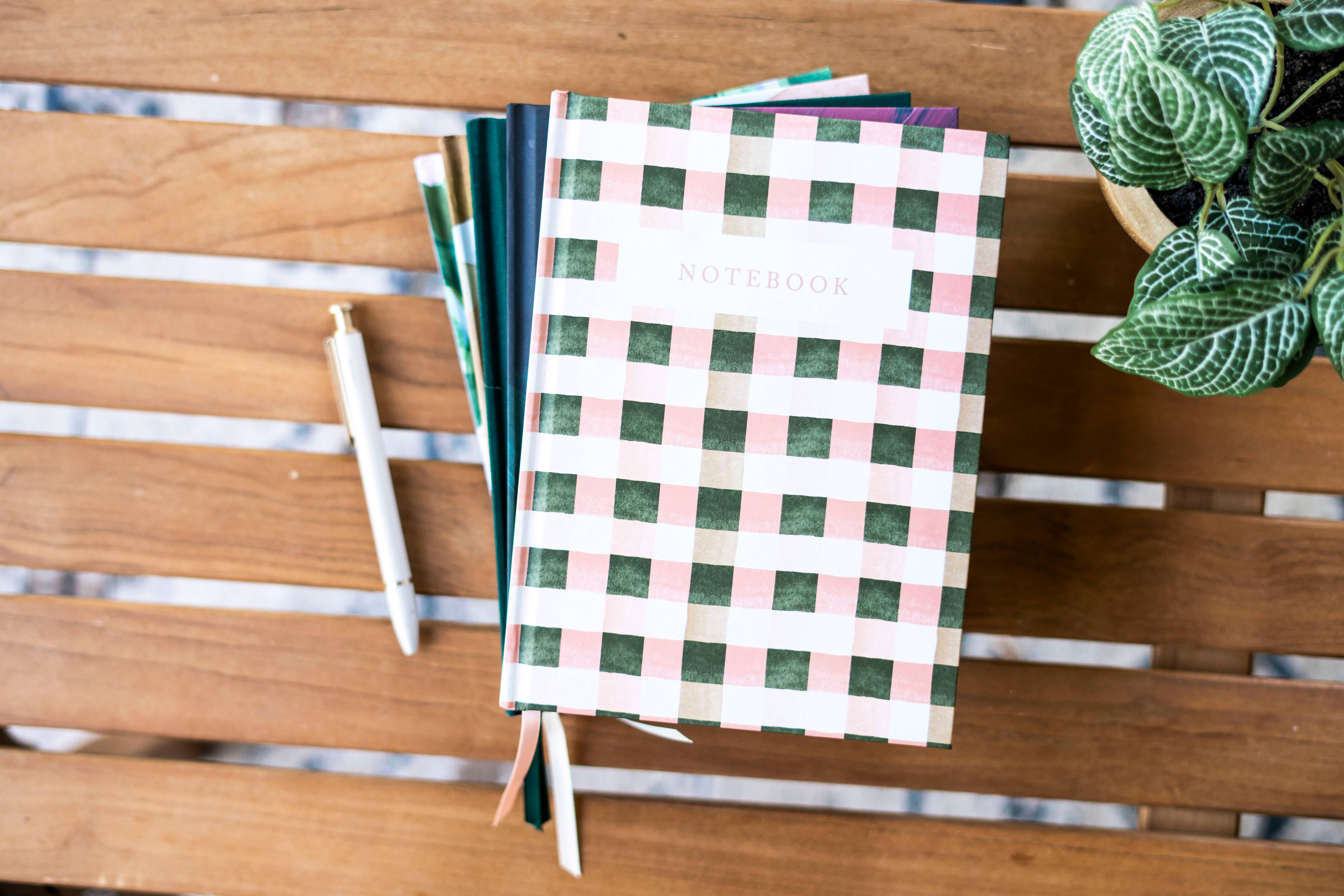 Duncan & Stone Paper Co. - Wholesale Dagboek/agenda - Blanco journal notitieboekje - harde kaft, plat neer te leggen6