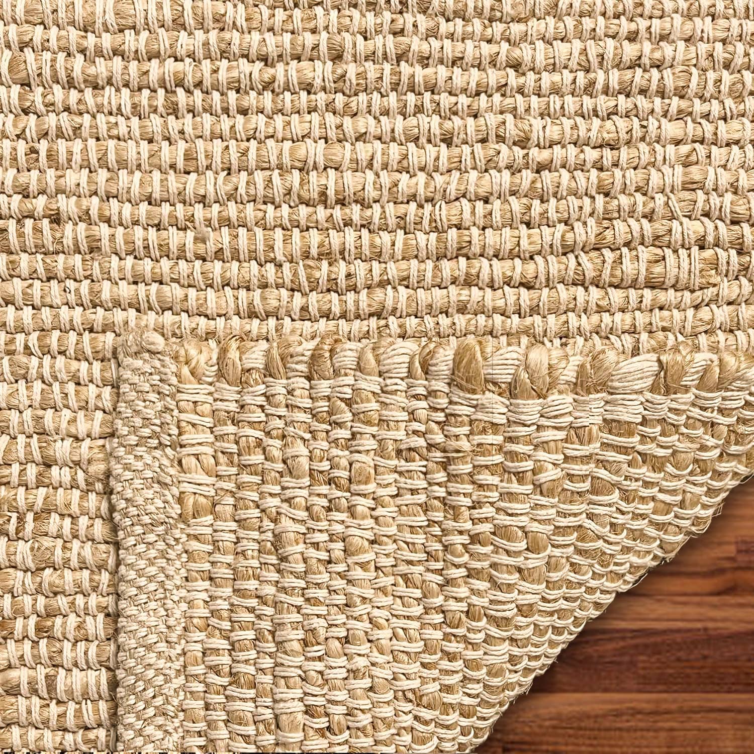 chardin home - Vendita all'ingrosso Tappeto - Runner in juta Chindi, juta naturale, 2'x5'.5