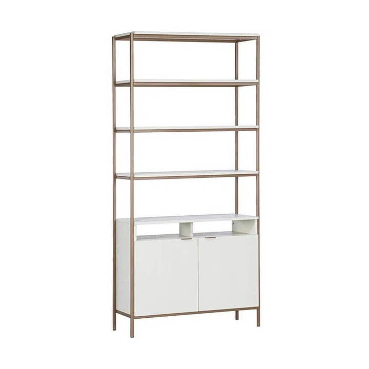 LOOMLAN - Vendita all'ingrosso Librerie - Libreria Modulare in Ferro e Legno Ambrose0