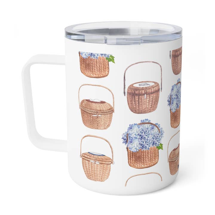 The Muddy Dog - Wholesale Insulated Mug/Tumbler - Nantucket Baskets Heritage Insulated Mug