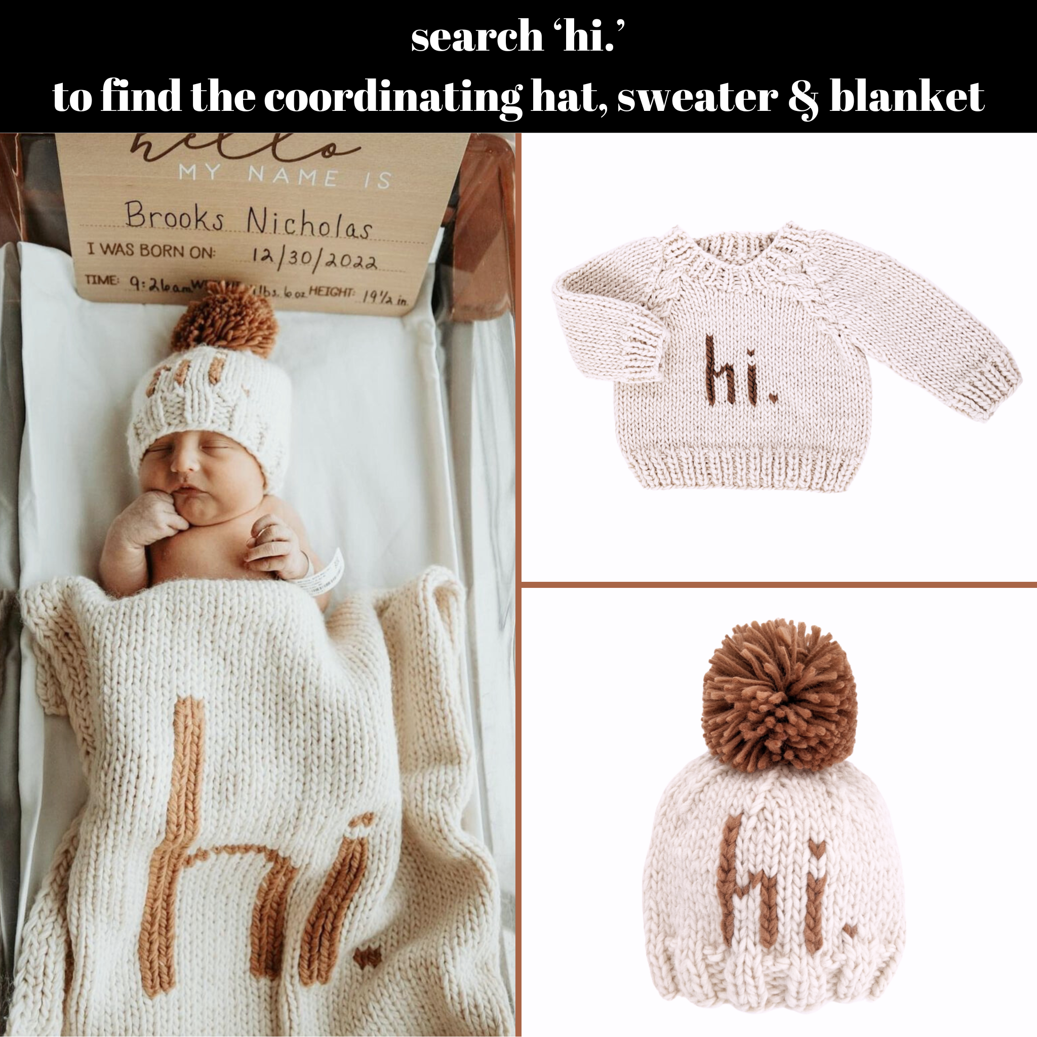 Huggalugs - Wholesale Knit Sweater - Baby - hi. Pecan Crew Neck Sweater Baby & Toddler3