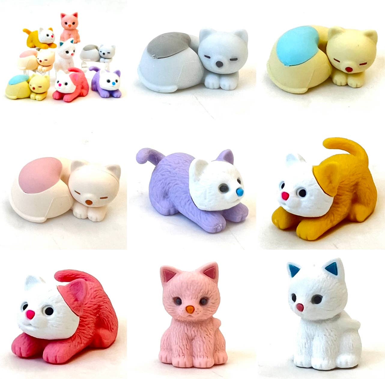 BCmini - Wholesale Eraser - 382691 Iwako Cat Pastel Eraser1