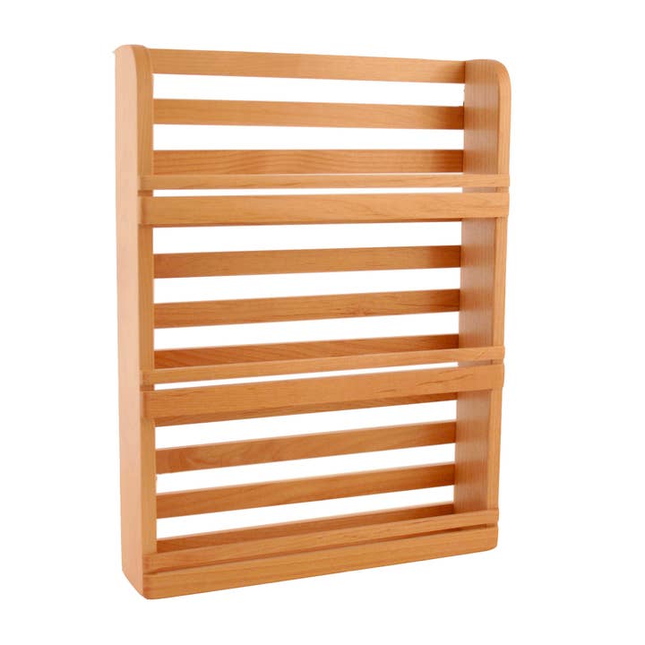 3 Tier Spice Rack - Natural Alder for wholesale by Out of the Woods of Oregon