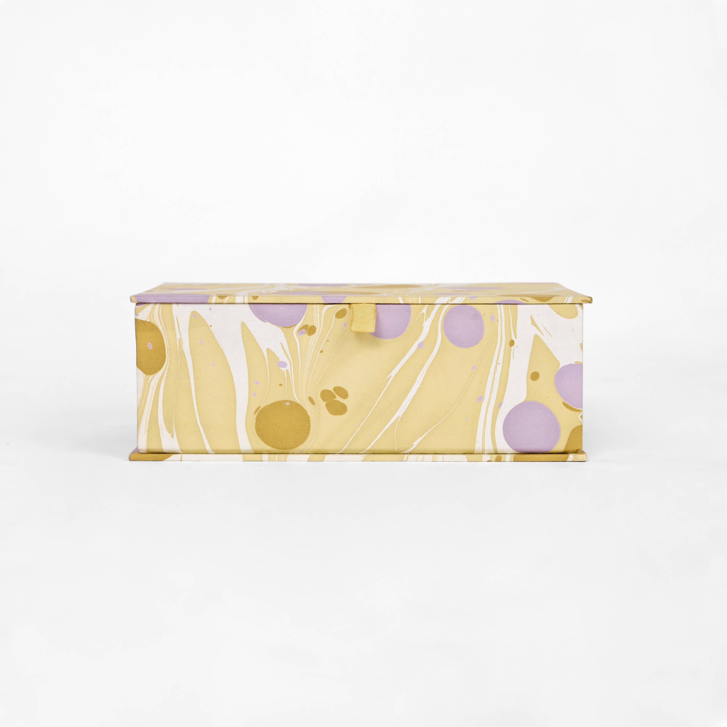 Craft Boat - Venta al por mayor Cajas decorativas - SET DE CAJAS DE RECUERDOS MARMOLADAS - AMARILLO MANTEQUILLA LILA4