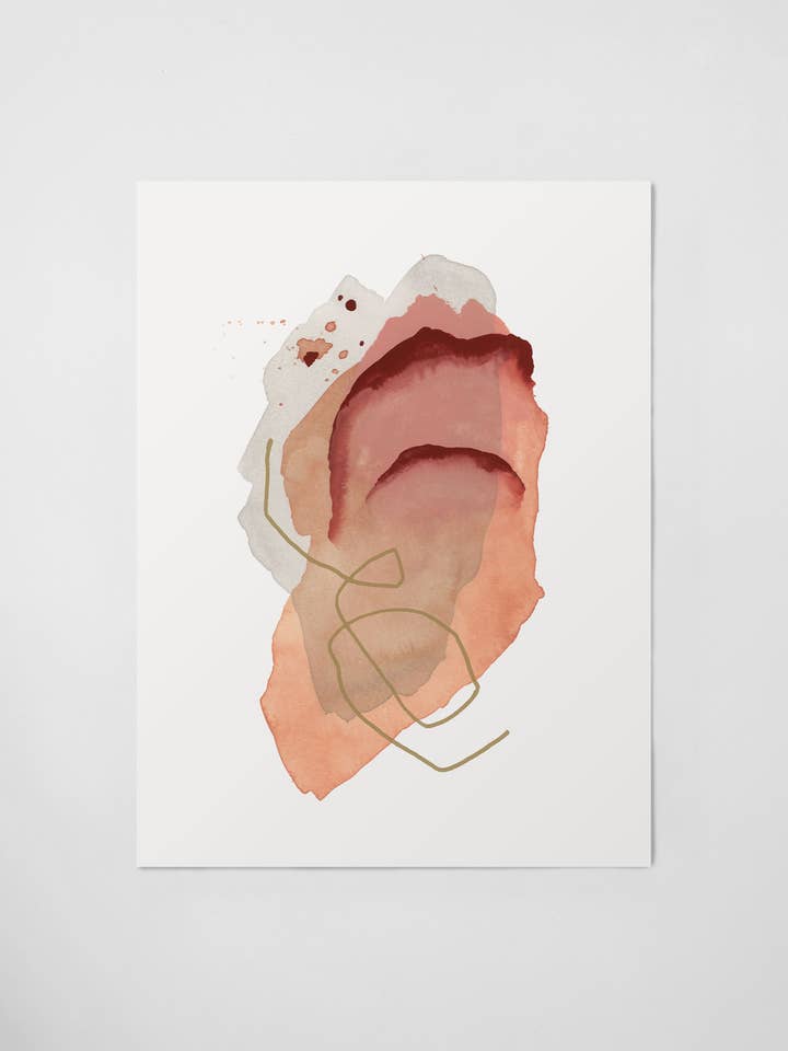 Brande af lidenskab + Kreativitet Art Print for engroshandel hos Kim Knoll