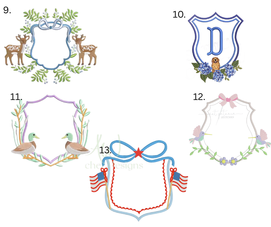 Shop 38652 - Venta al por mayor Material para bordado/punto de cruz - Fajín de Lino con Guirnalda - Bordado2