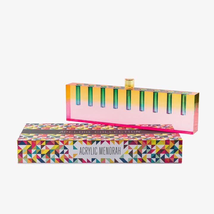 Apeloig Collection - Vendita all'ingrosso Menorah - Olio Menorah Multicolor
