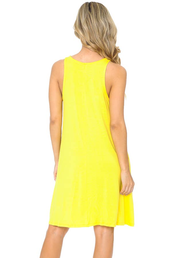 Burgundy Apparel - Wholesale Dress - Women's - TANK DRESS WITH POCKETS19