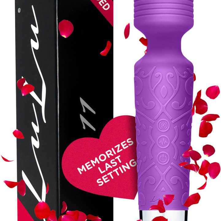 LuLu - Wholesale Body Massager - Lulu 11 Upgraded Personal Wand Massager with Memory - The Most Powerful Cordless Magic Wand1