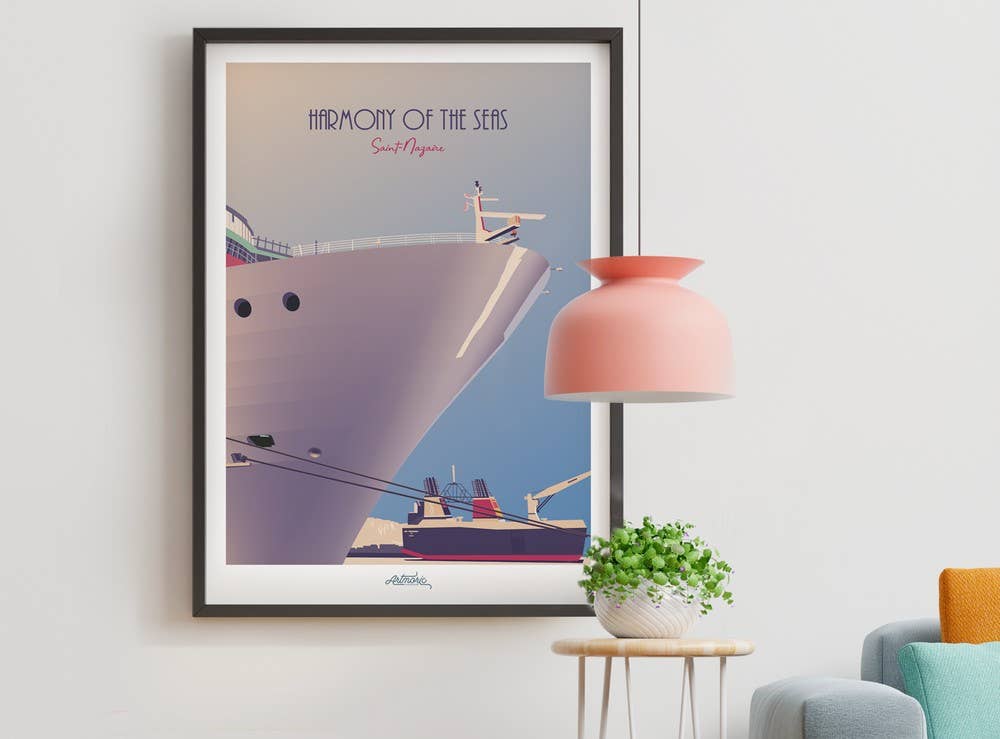 Artmoric - Wholesale Art Print - Saint Nazaire/Harmony of the Seas1