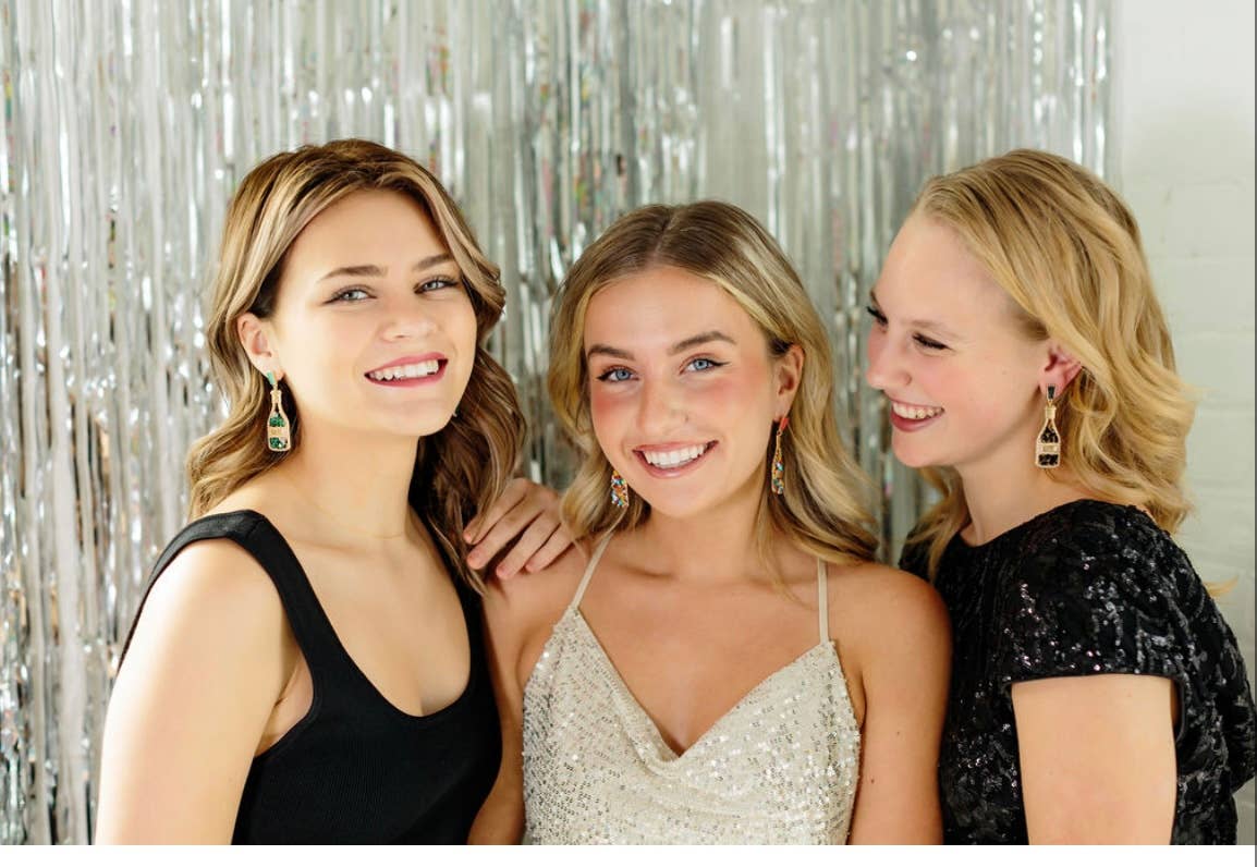 TLD Designs – Großhandel Ohrhänger – Ohrringe in Form von Champagnerflaschen4