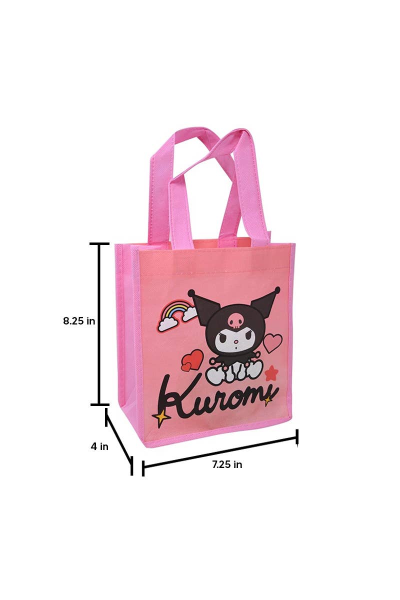 PINEAPPLE Beauty – Großhandel Tragetasche – Damen – UPD KUSH Kuromi Kleine umweltfreundliche pinke Tragetasche - 24 Stück3