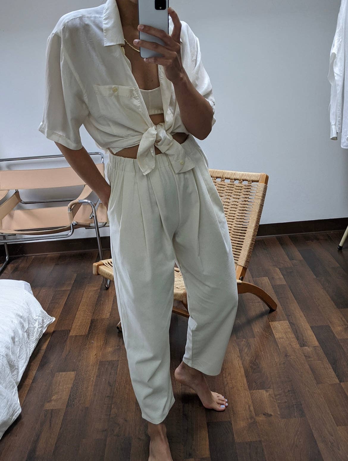 Na Nin - Wholesale Pants - Women's - Lena Raw Silk Pant9