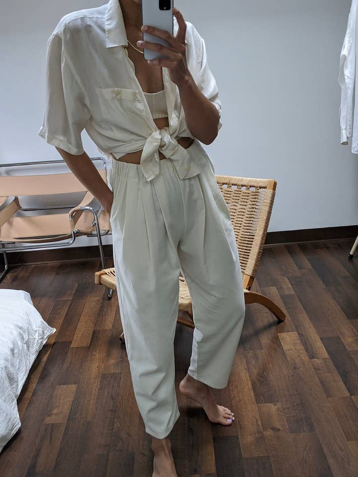 Na Nin - Wholesale Pants - Women's - Lena Raw Silk Pant9