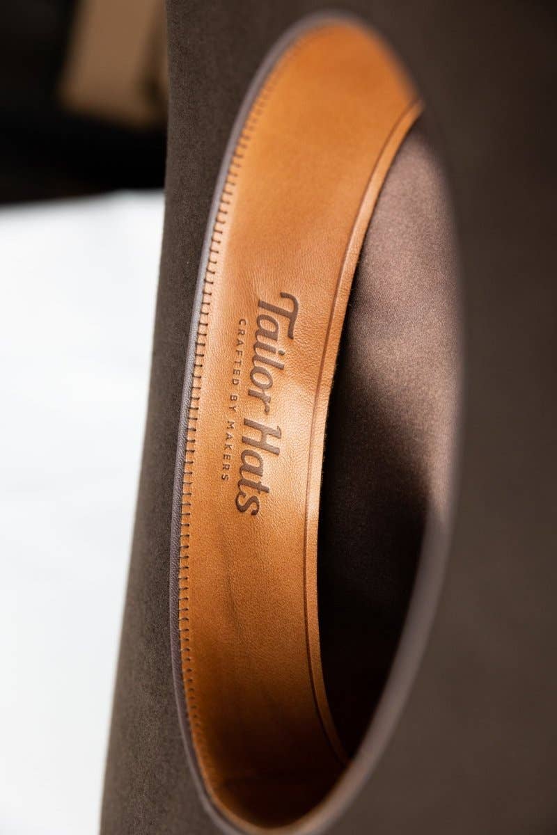 Tailor Hats - Wholesale Cowboy Hat - Unisex - TH7: Tobacco Dark Brown Cowboy Hat4