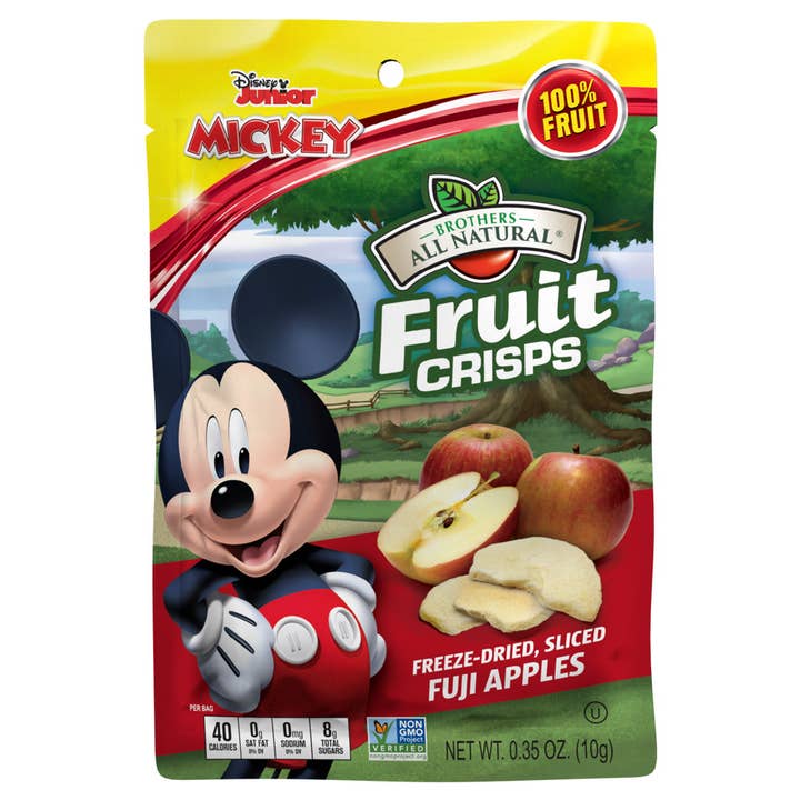 Brothers All Natural - Wholesale Dried/Dehydrated Fruit - Disney Freeze-Dried Variety Fruit Crisps 8-pack 1/2 cup bags