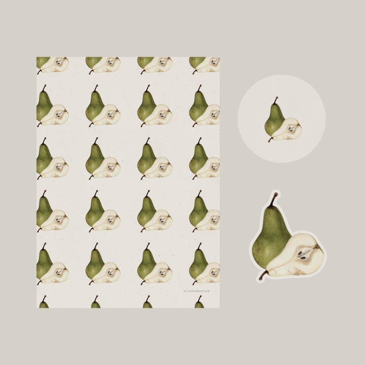Stationery box | pears for wholesale by De Papierboetiek