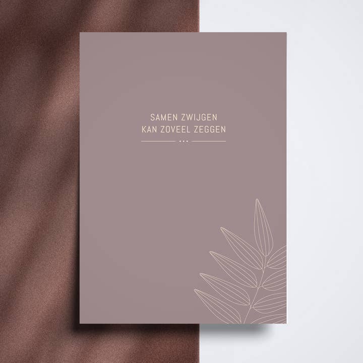 samen zwijgen kan zoveel zeggen pour la vente par printthings