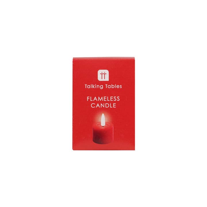 Talking Tables UK – wholesale Flameless candle – Christmas LED Tealight Candle | 18 Pack | POS Display Unit |6