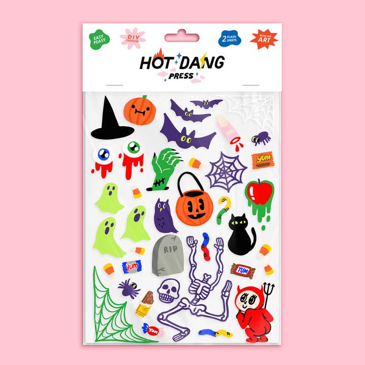 Hot Dang Press - Wholesale DIY Craft Kit - All Hallows Sheet Set2