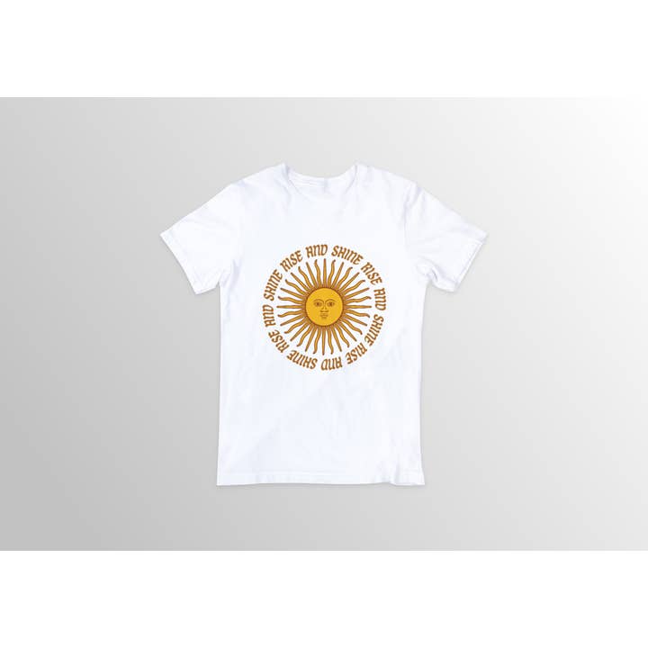 Rise and Shine Tshirt for wholesale by ST Wholesale