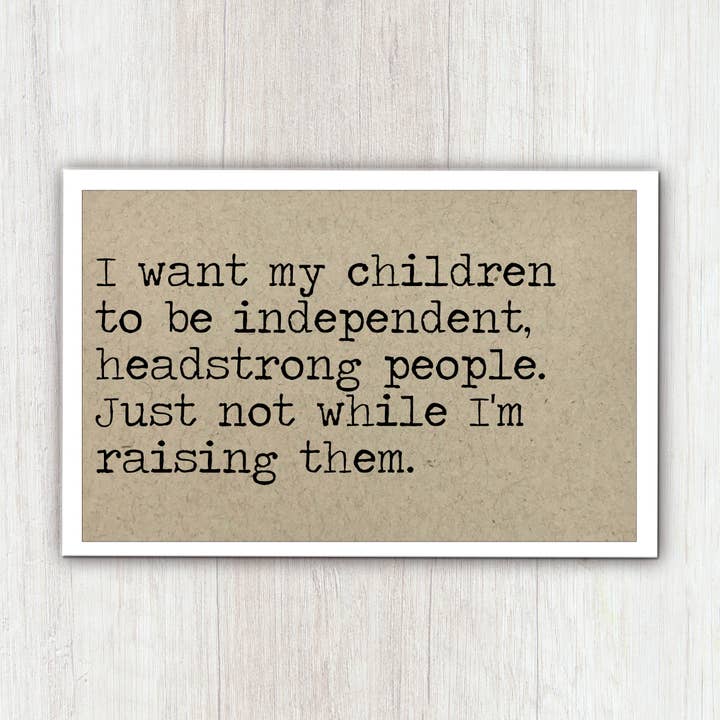 Independent Children Refrigerator Magnet for wholesale by Says the One