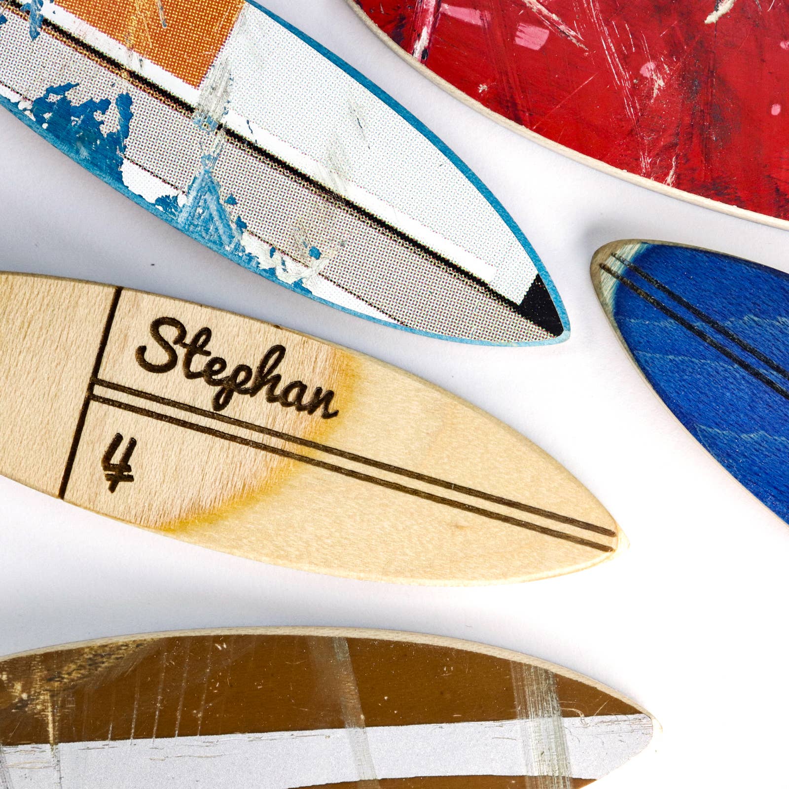 Skate4create - Wholesale Keychain - Unisex - Surf keychain - Personalized surfboard - Recycled Skateboard6