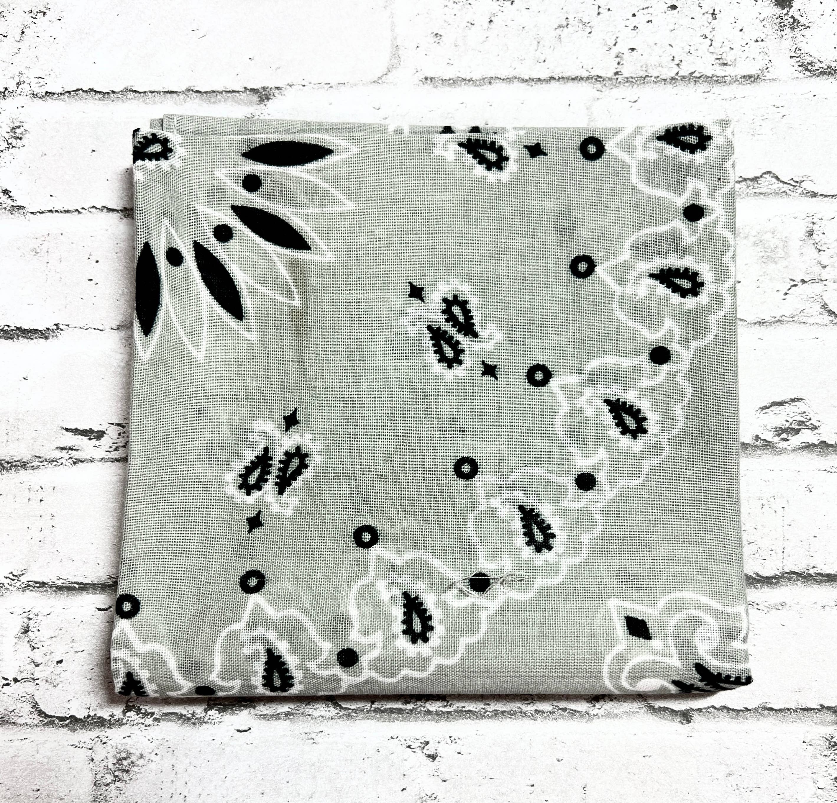 The Funky Soul - Wholesale Bandana - Unisex - Personalized Embroidered Floral Custom Name Bandana2