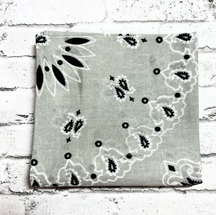 The Funky Soul - Wholesale Bandana - Women's - Texas Bluebonnet Embroidered Bandana2