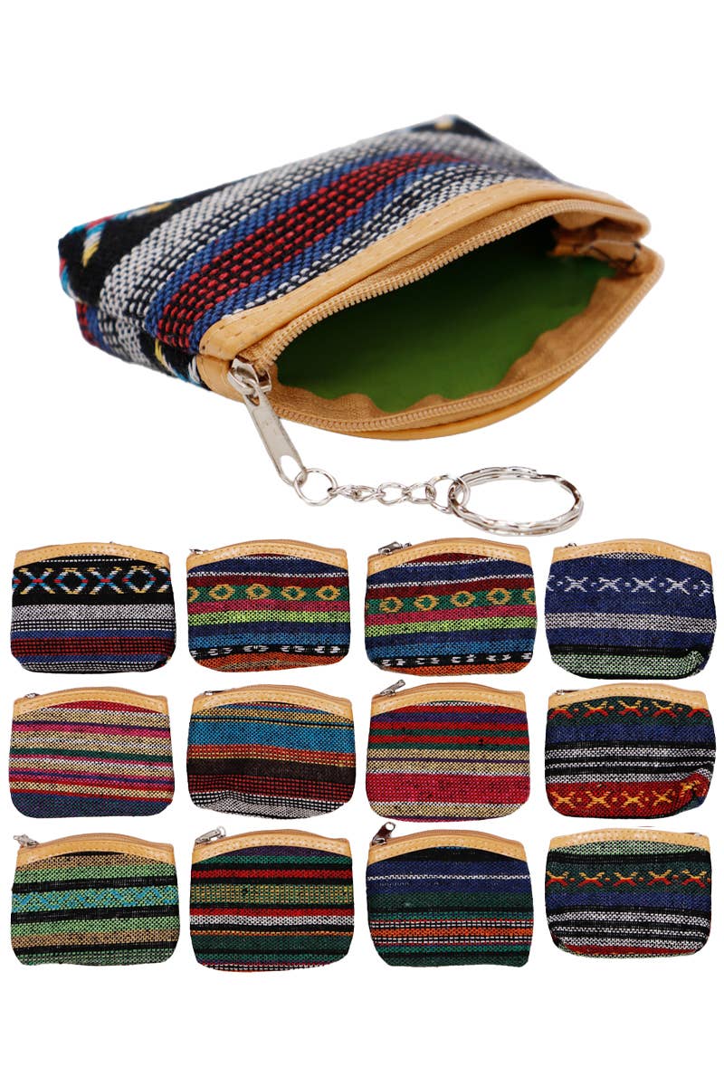 ASSORTI Navajo Baja Tribal portemonnee met ritssluiting voor groothandel op Faire