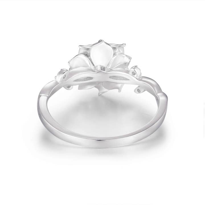 Azura Jewelry - Wholesale Multi-Stone Ring - Moonflower Amethyst Ring4