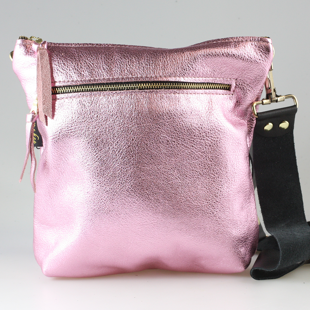 Zina Kao Exclusives - Wholesale Crossbody Bag - Women's - The Metallic Lakeshore Crossbody Bag - 3 sizes!25