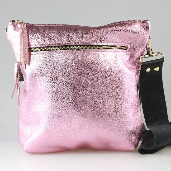 Zina Kao Exclusives - Wholesale Crossbody Bag - Women's - The Metallic Lakeshore Crossbody Bag - 3 sizes!25