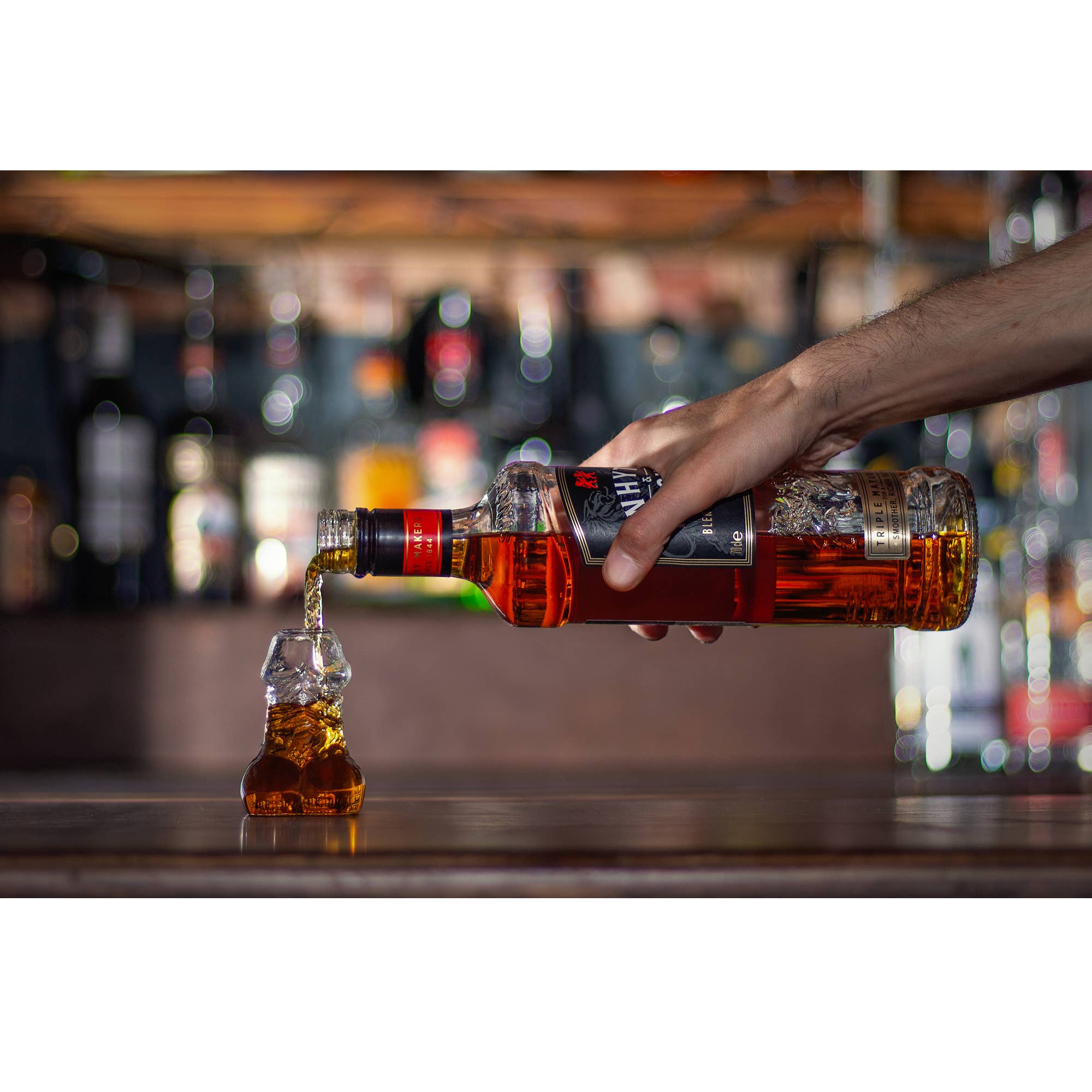 Original Products UK/EU - Wholesale Shot Glass - Bar Bespoke Little Dickie Shot Glasses 2 pack2