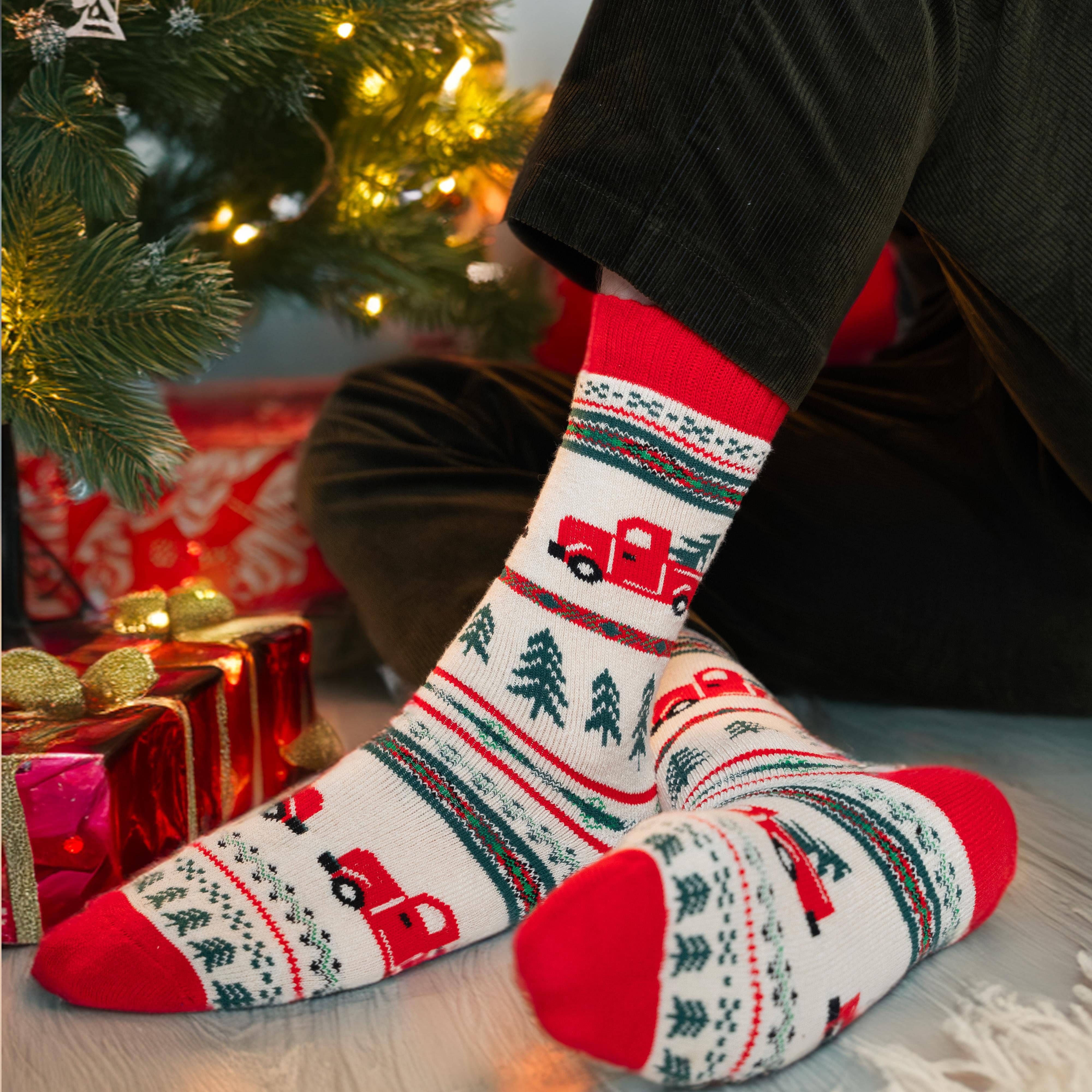 Polar Star - Wholesale Socks - Unisex - Truck Socks | Warm Socks | Christmas Socks | Woodland Socks3