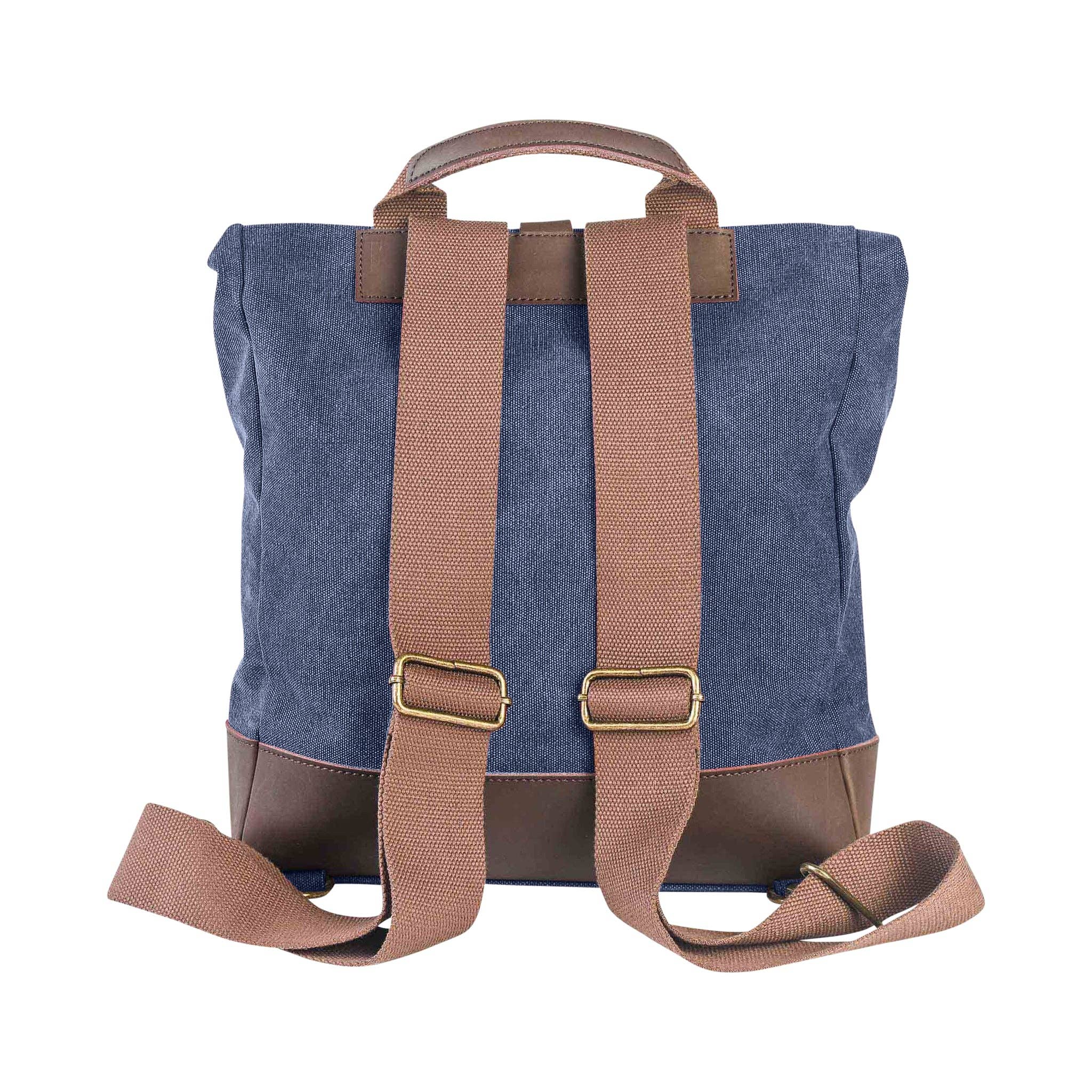 ZEDE PARIS - Vente Sac à dos – unisexe - ECOLE MILITAIRE - Sac à dos en toile et cuir27