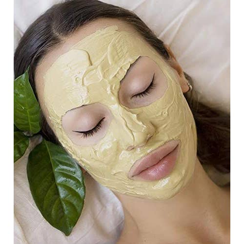 Tuzech Leather – wholesale Ansiktsmasker – Chelure 100% ren naturligt bearbetad Fuller's Earth-lera (Multani Mitti) bentonitlera för ansiktsmask 7 uns (200 g)