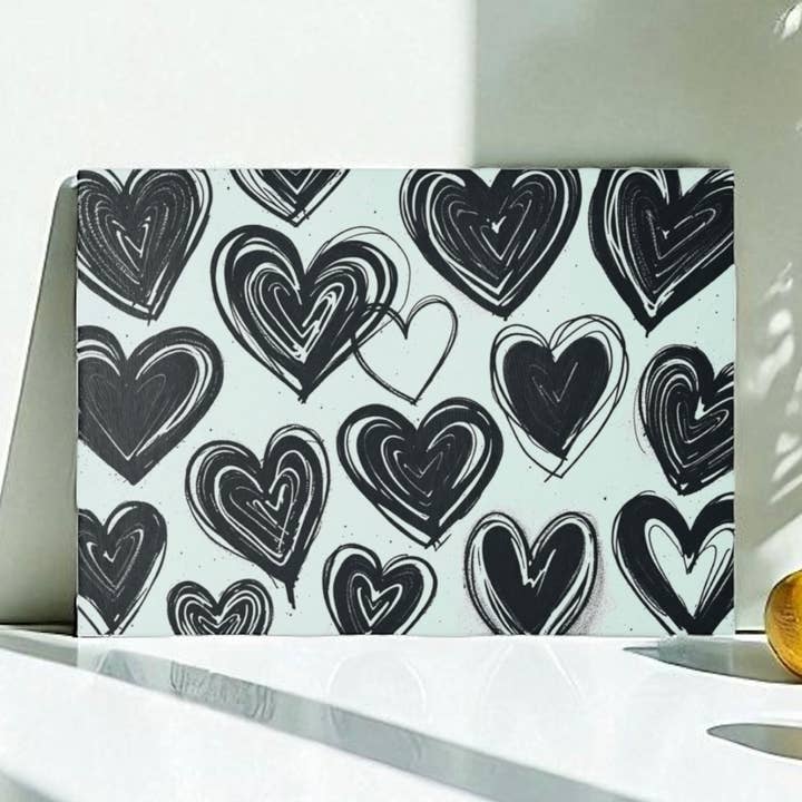 Abstracte Harten Snijplank Serveerplank voor wholesale door Resinate By KS / by KRISTIN SMITH