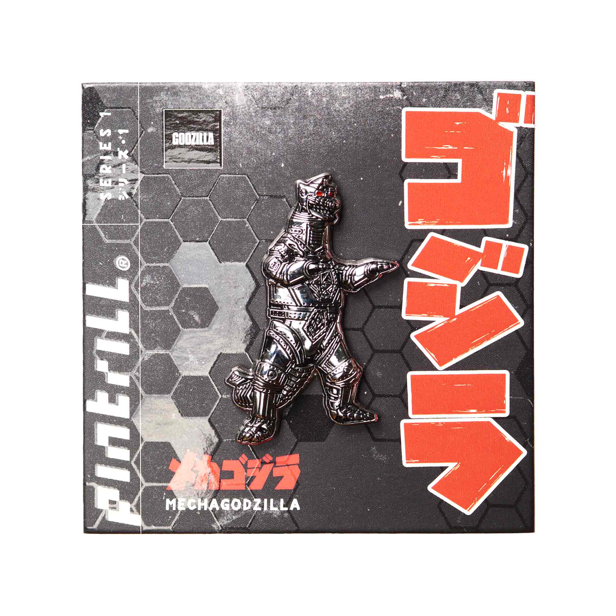 PINTRILL - Wholesale Reversspeld/knoop - Mechagodzilla Pin1